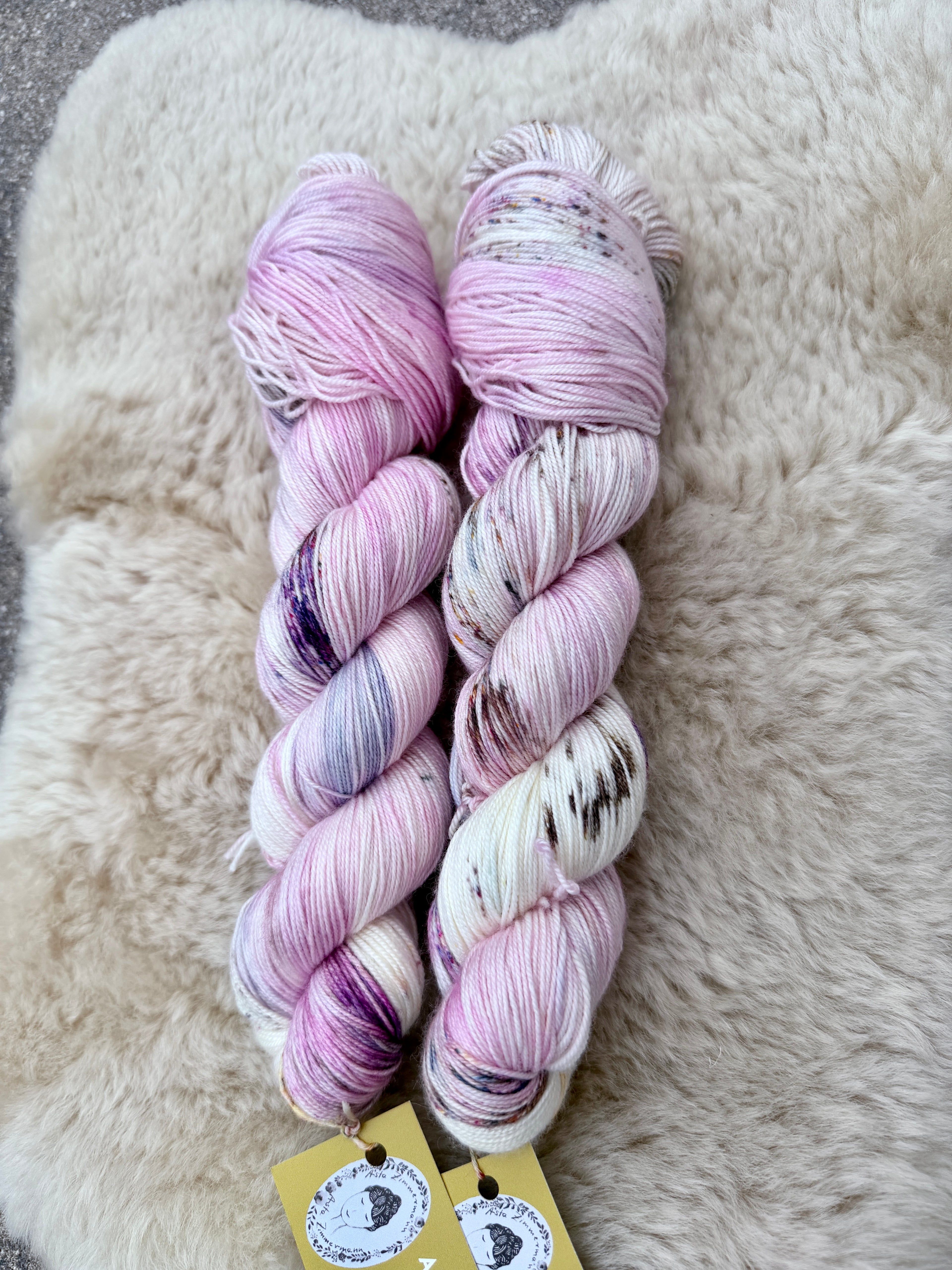 "Ein stiller Texel-Morgen" MeerSeide  70% Merino 20% Maulbeerseide 10% Kaschmir 400m/100g