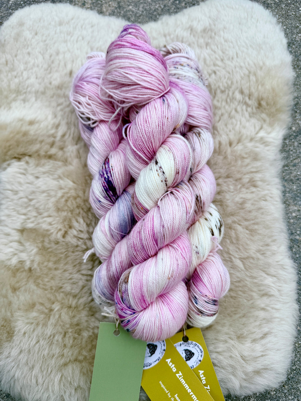 "Ein stiller Texel-Morgen" MeerSeide  70% Merino 20% Maulbeerseide 10% Kaschmir 400m/100g