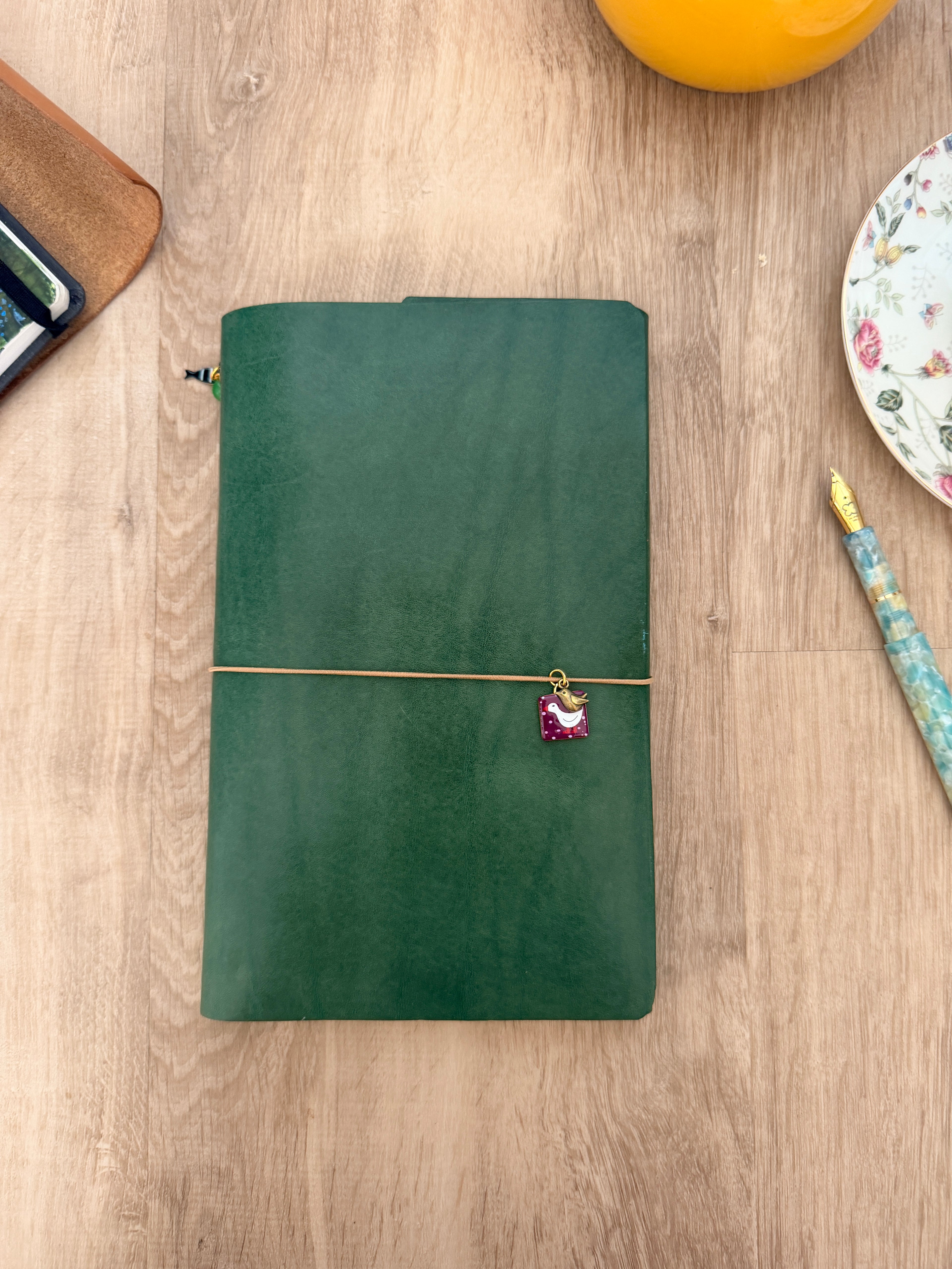 "Leuchtturm" Notitieboekje A5 lederen kaftset