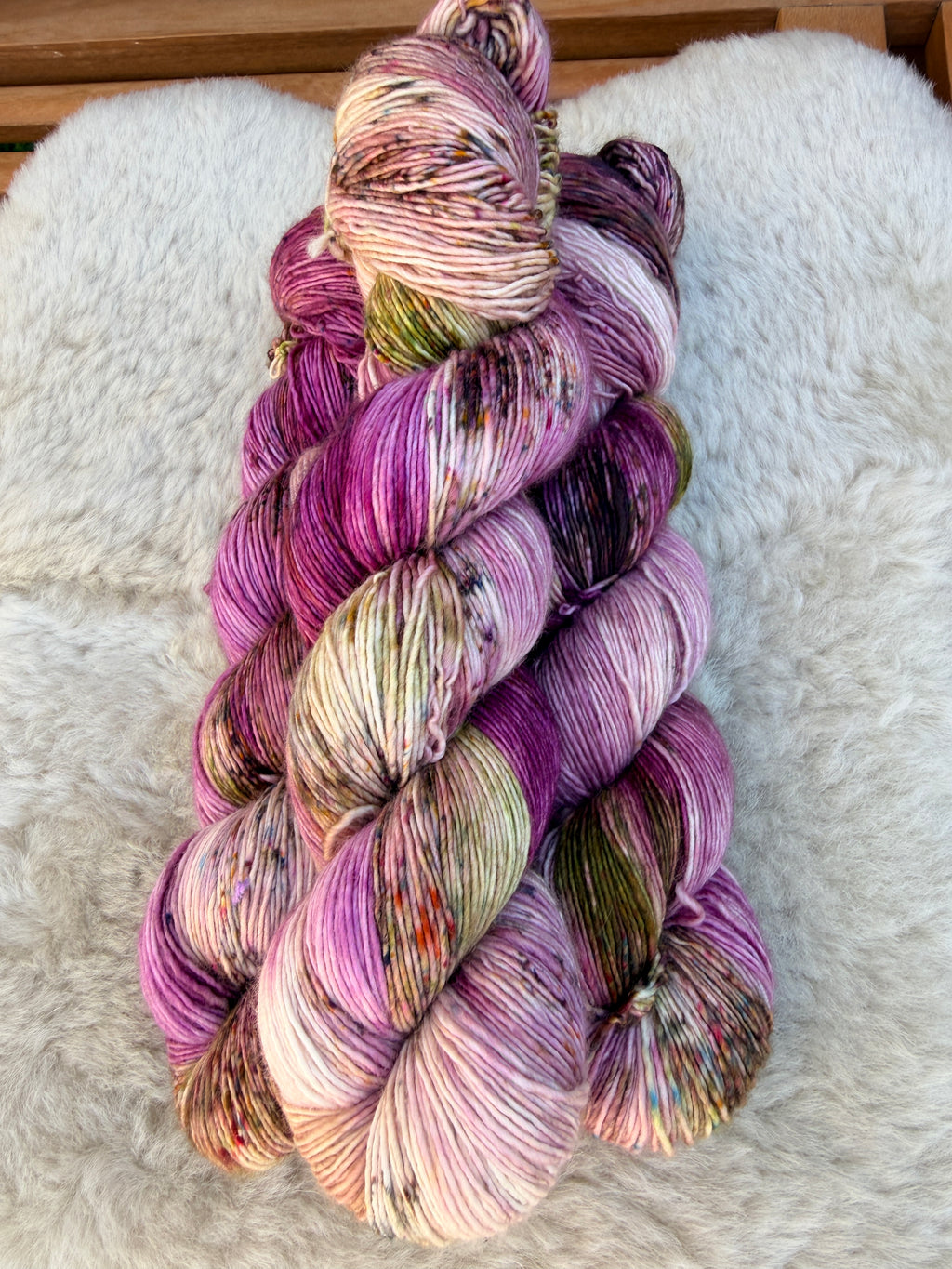 "Kurz vor dem ersten Kaffee" MeerSingle  100% Merino 366m/100g