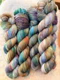 "De Slufter" Bluefaced Sock 75 % BFL 25% Nylon 425m/100g
