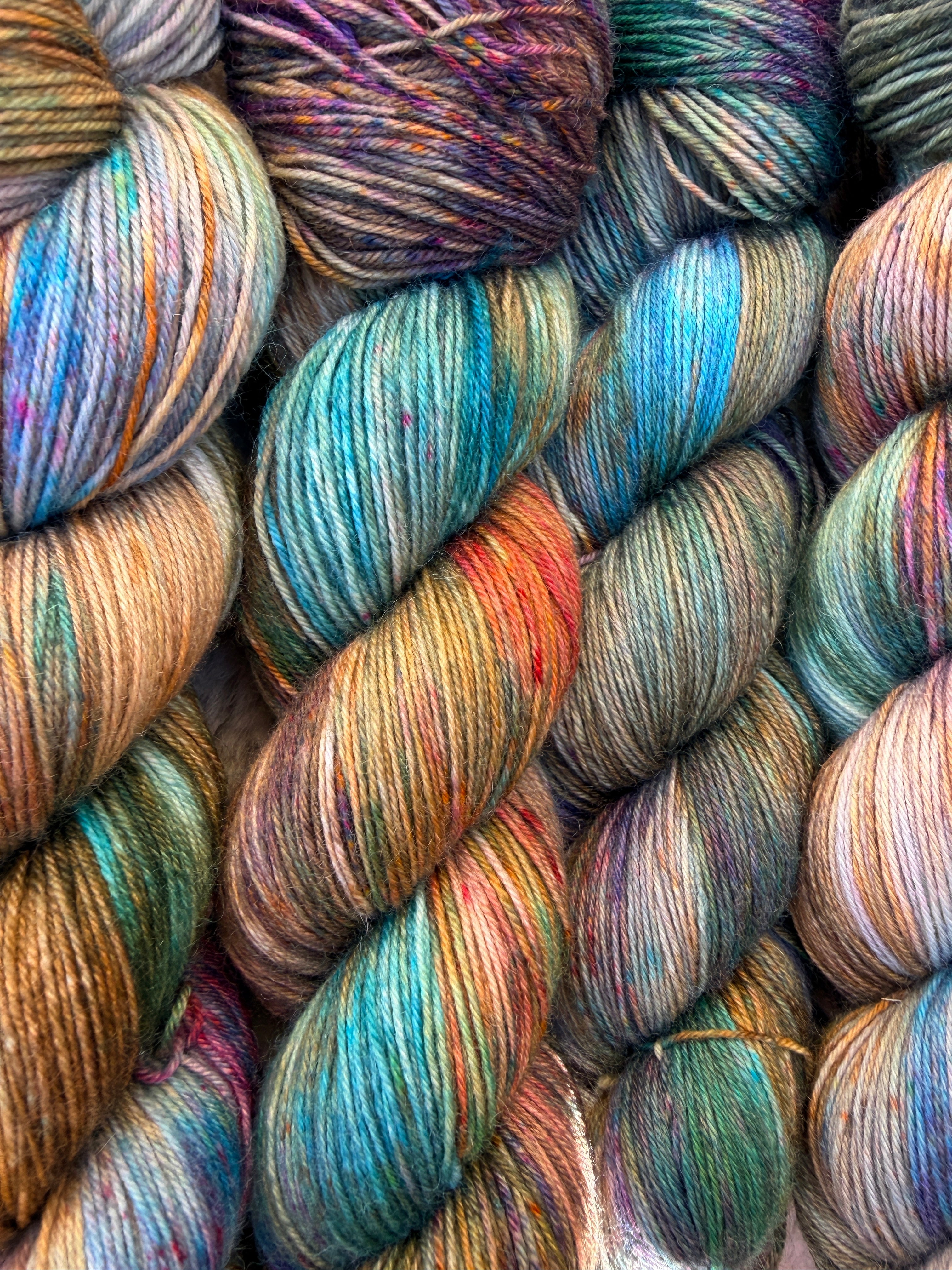 "De Slufter" Bluefaced Sock 75 % BFL 25% Nylon 425m/100g