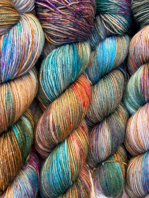 "De Slufter" Bluefaced Sock 75 % BFL 25% Nylon 425m/100g