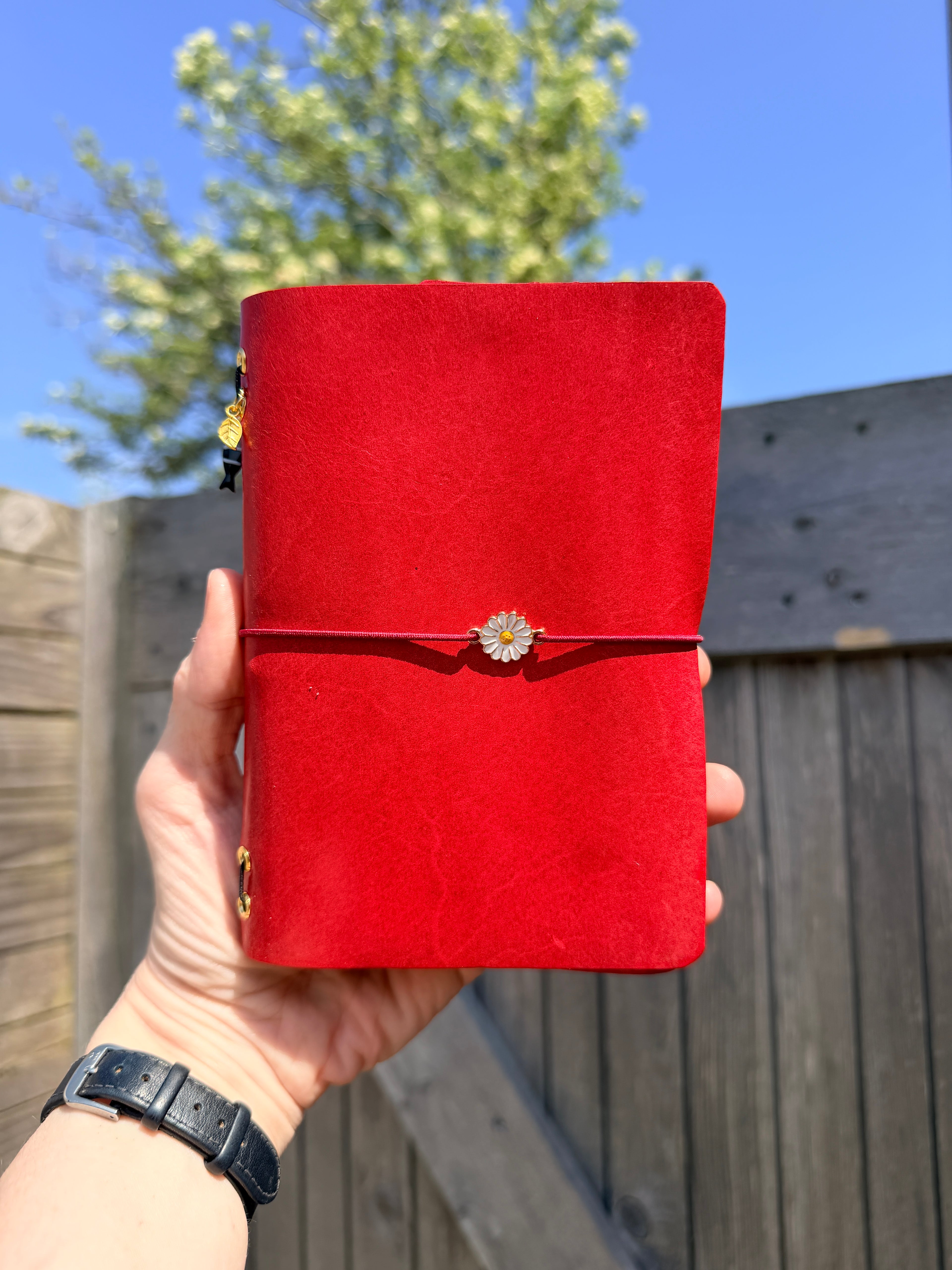 "Leuchtturm" Notizling A6 Ledercover-Set