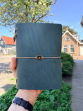 "Inselruhe" Notizling A6 Ledercover-Set